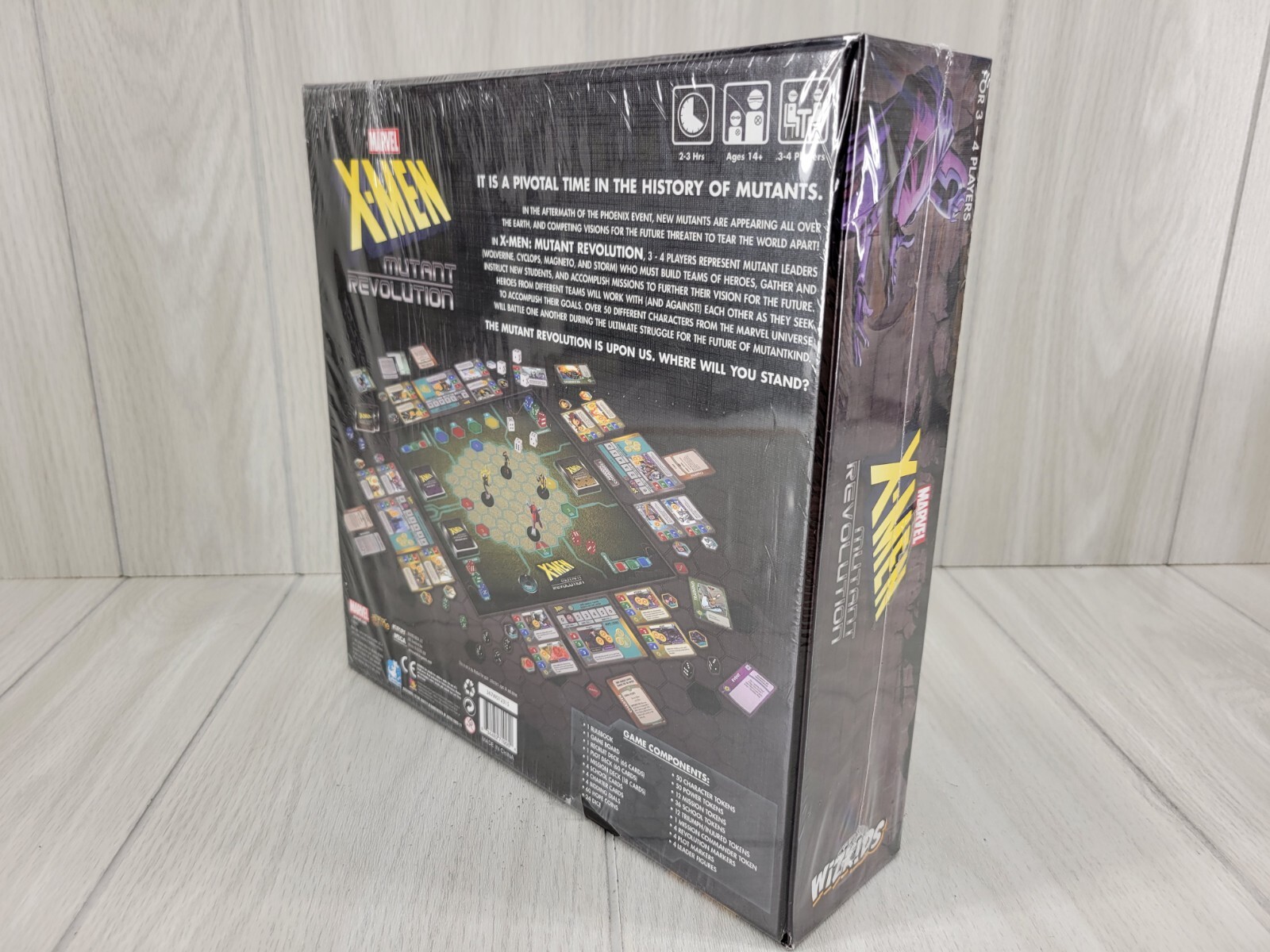X-Men Mutant Revolution Board Game Wizkids Neca Marvel New Sealed Strategy