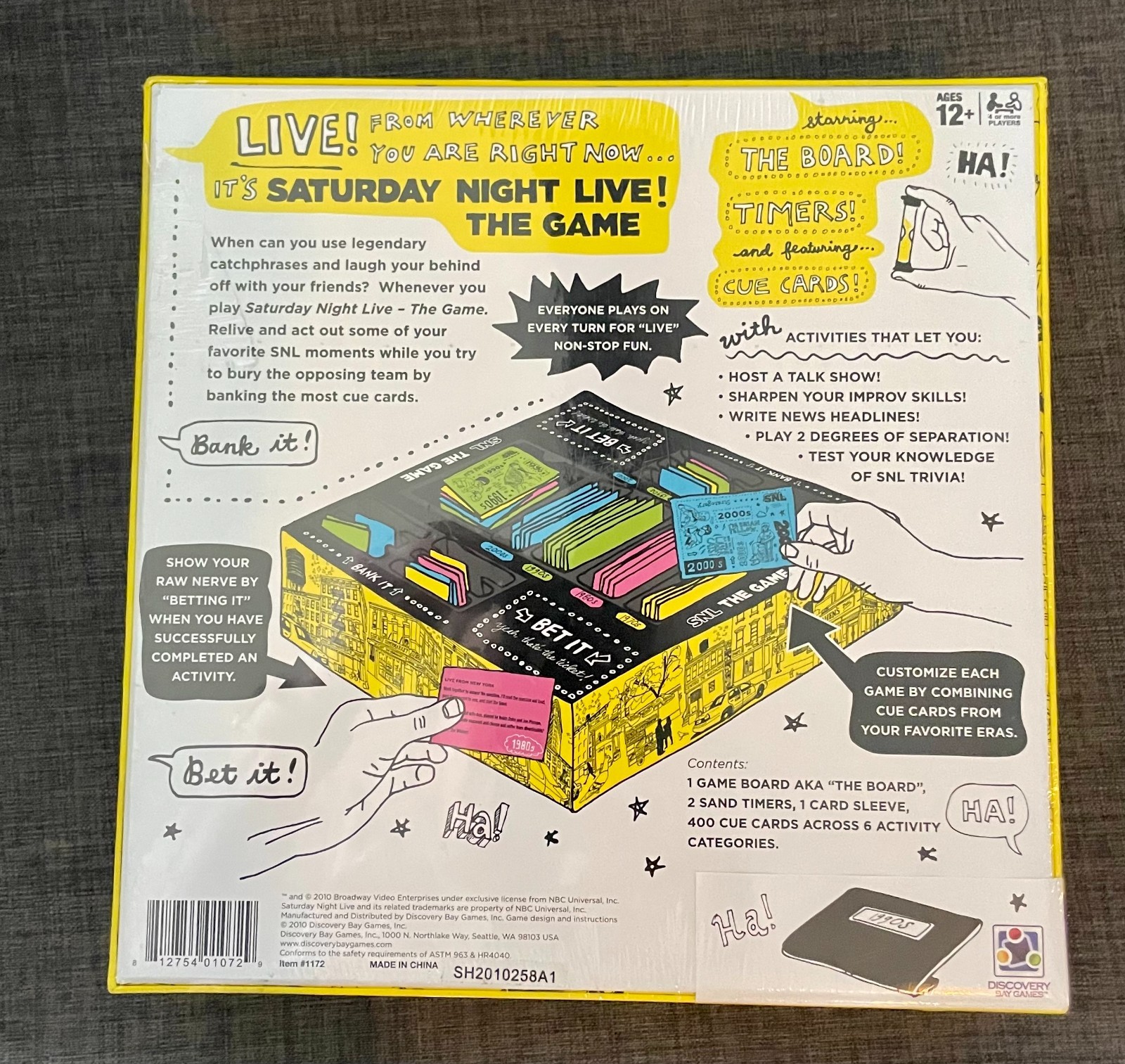 SNL Saturday Night Live The Game (Trivia Game) 2010 Sealed NIB