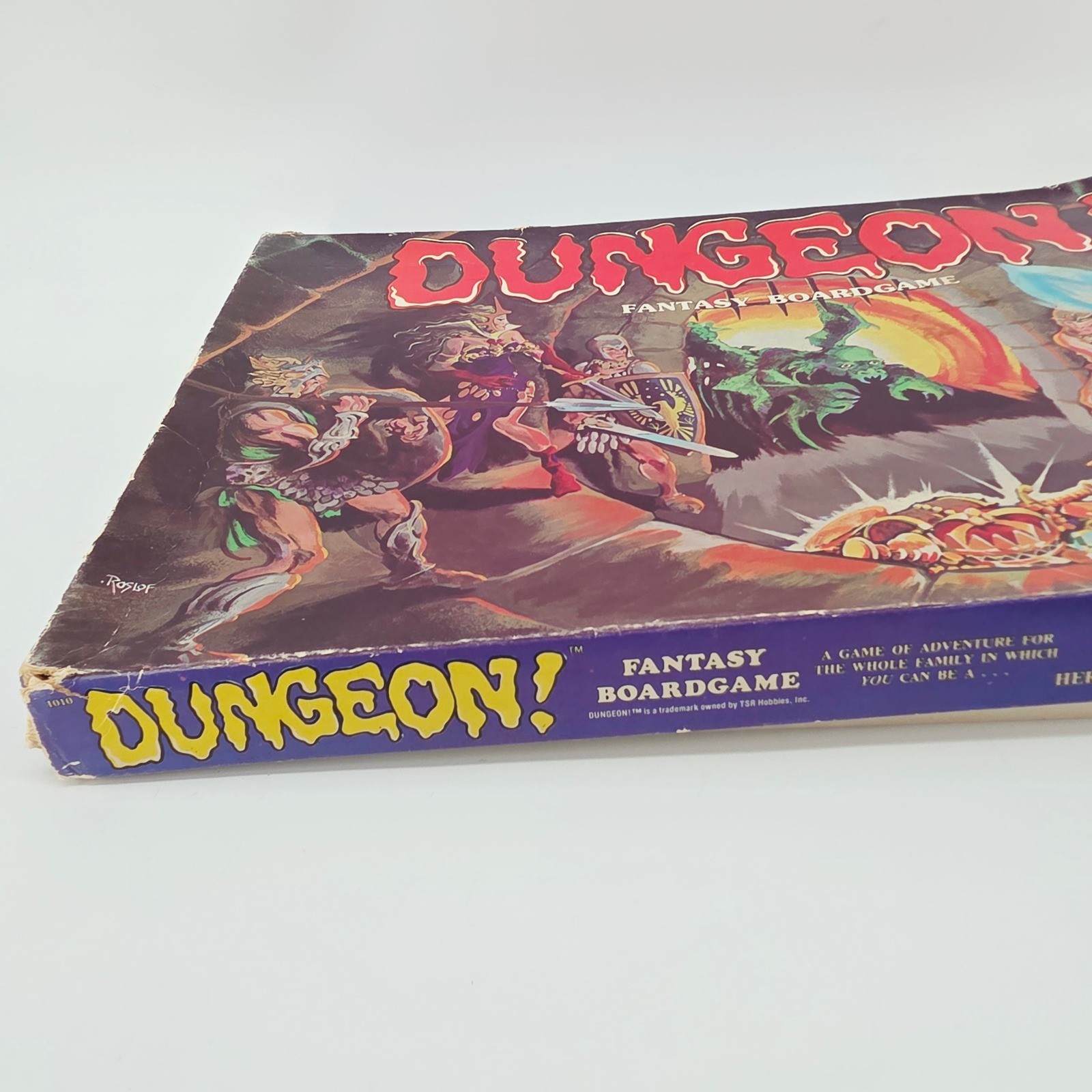 Dungeon! Vintage 1981 TSR Fantasy Boardgame Dungeons & Dragons Era Incomplete