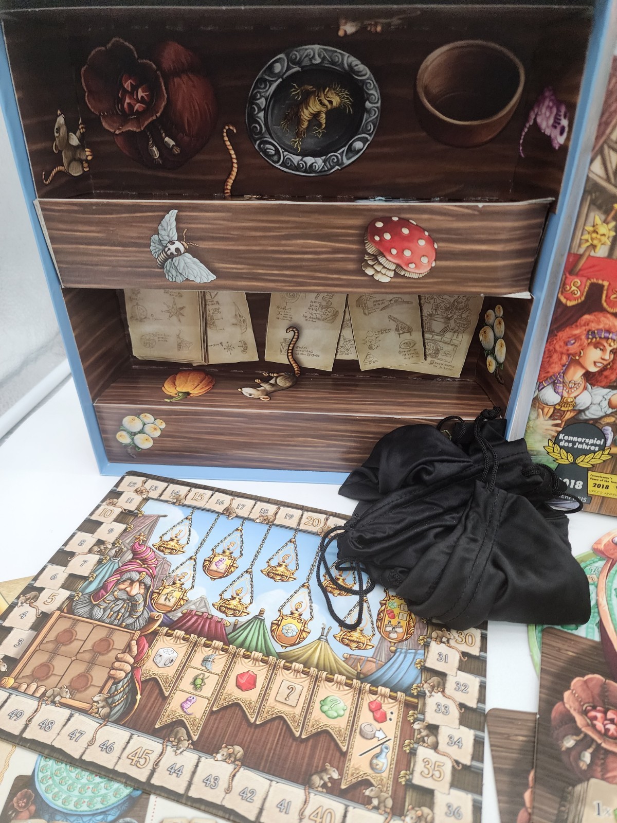 North Star Quacks of Quedlinburg Box 2018 Game Of The Year COMPLETE