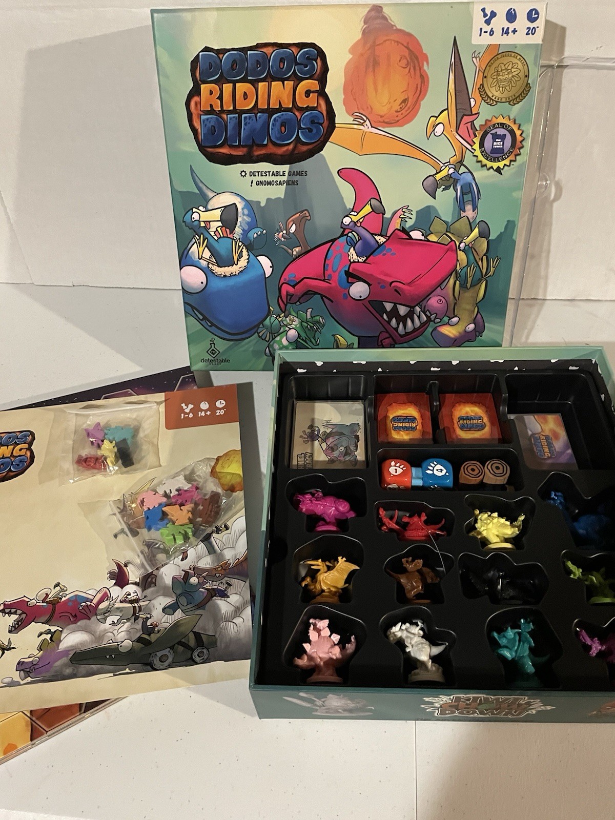 Draco Studios DODOS RIDING DINOS Kickstarter & Custom DRD Sleeves & Foam Items