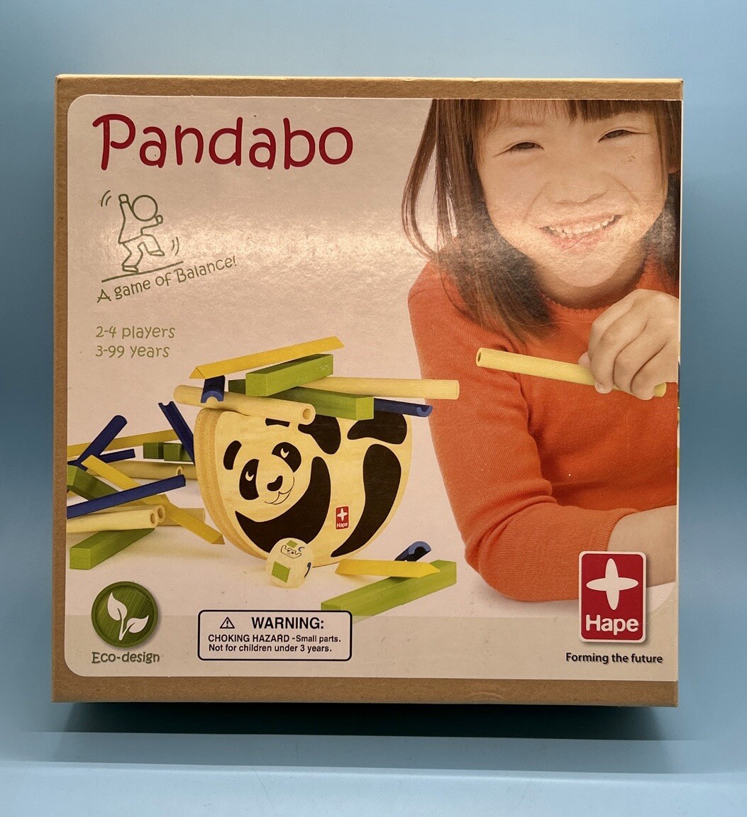 PANDABO Bamboo Balancing Strategy Children’s Game Hape Wood Panda
