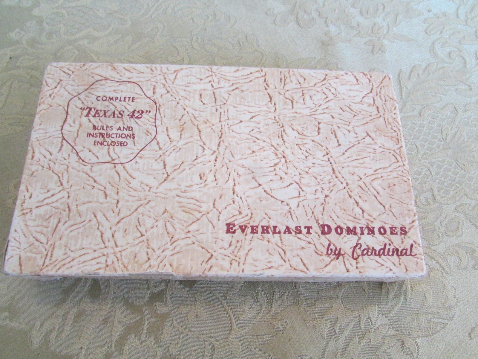 Everlast Dominoes by Cardinal “Texas 42” Domino Game No. 5544 Extra Thick