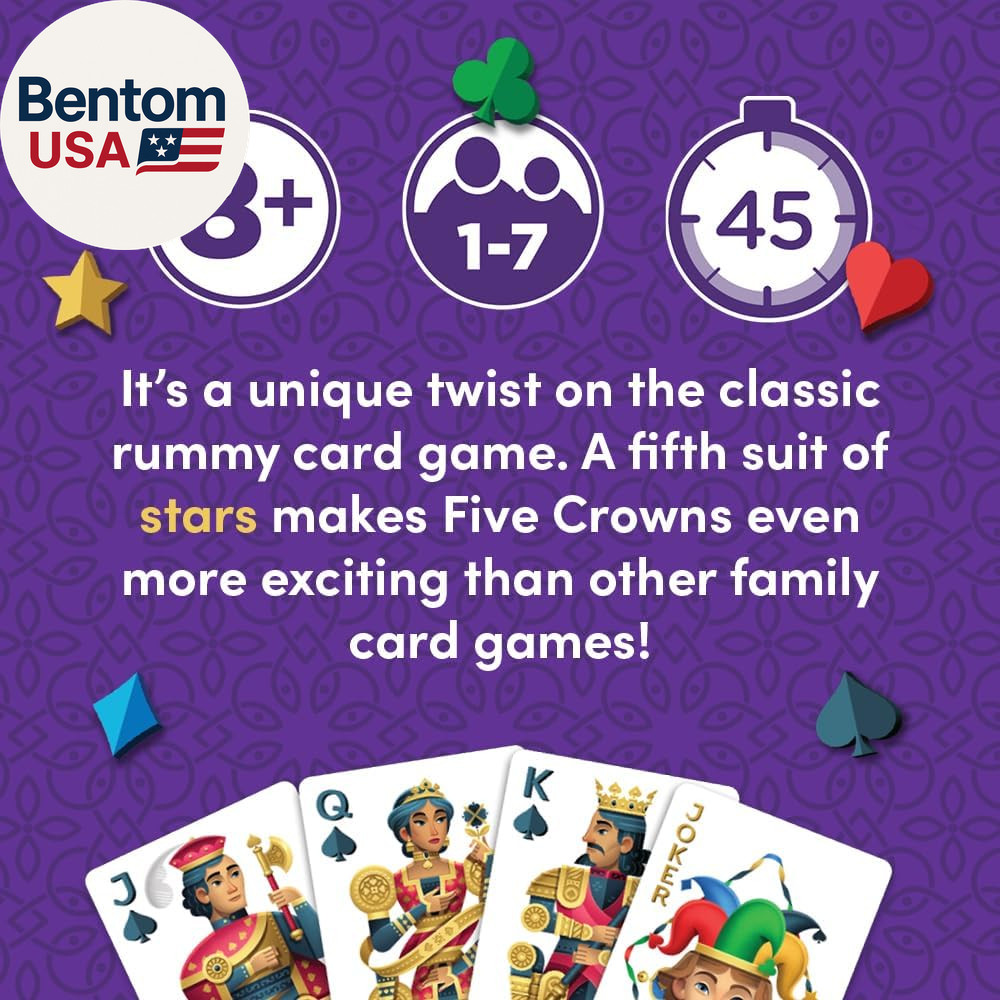 Five Crowns – Card Game for Kids and Adults, Travel and Family Game Night Favori