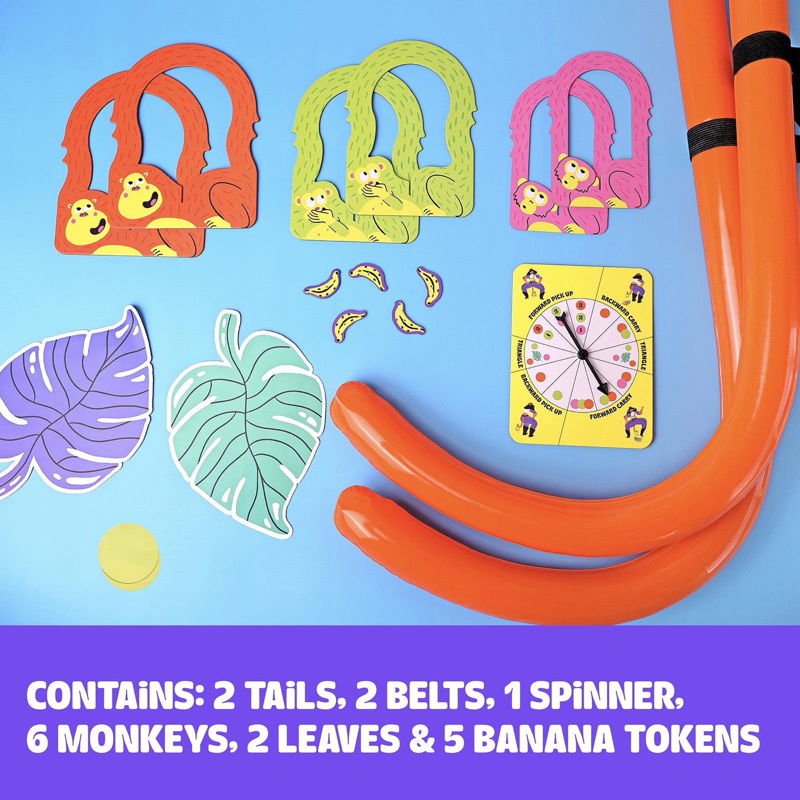 It’s Bananas! The Monkey Tail Game – Funny Family & Party Game for Kids & Adu…