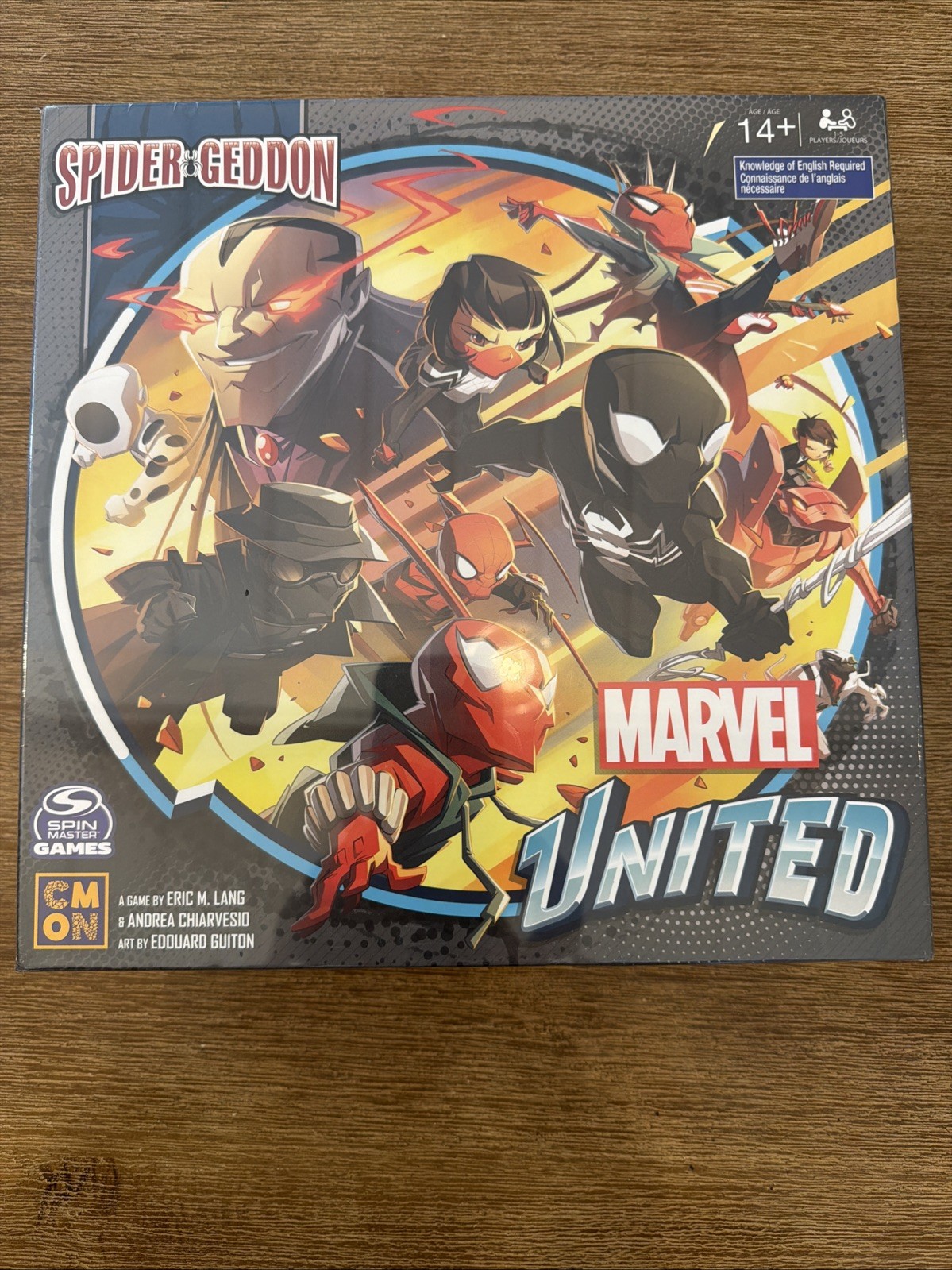 Marvel United Spider Geddon Board Game 1 To 4 Players Ages 14 And Up New Sealed