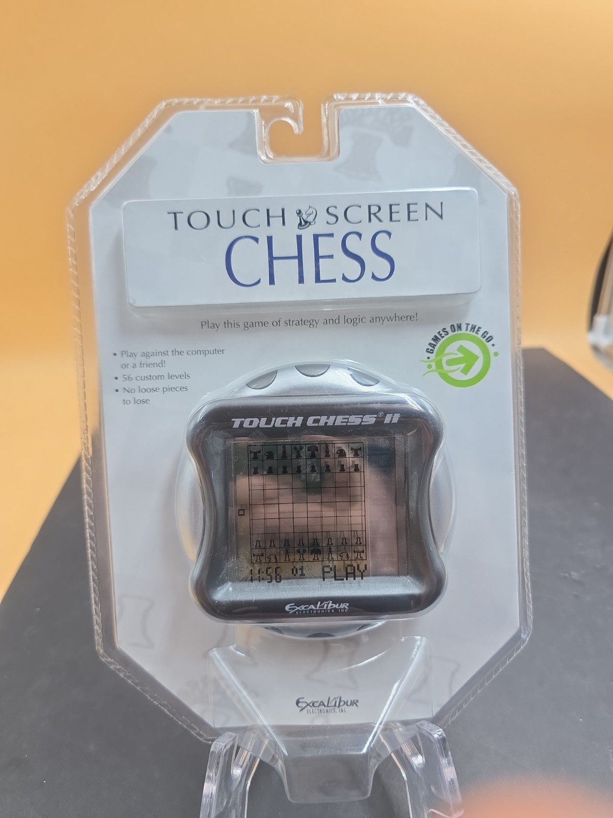 Excalibur Electronics Touch Chess II NIP Handheld Electronic w/Touch Screen.