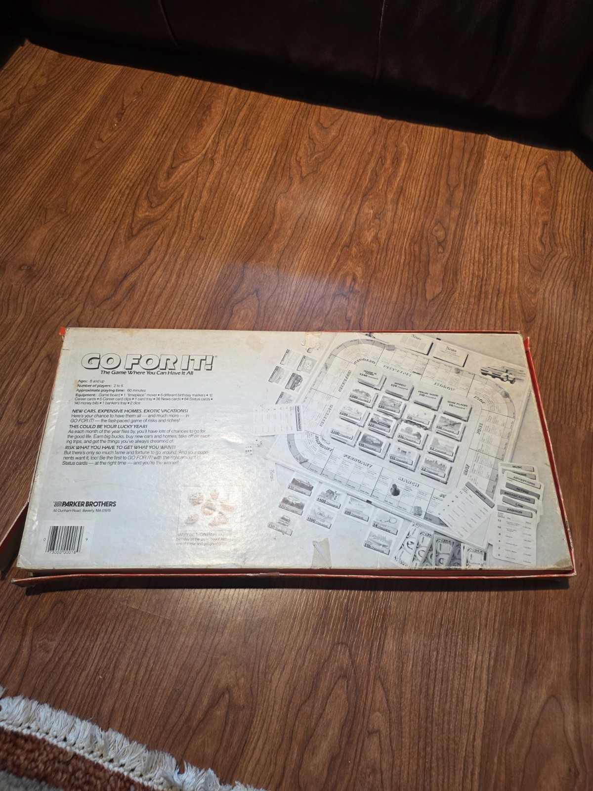 Parker Brothers Go For it Board Game Vintage 1986 Mostly Complete See Pics