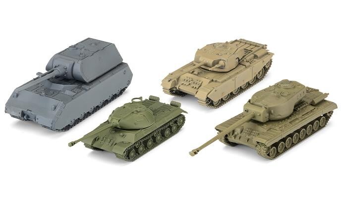 World of Tanks: Starter Set (Maus, T29, IS-3, Centurion) Gale Force 9 | New 2023
