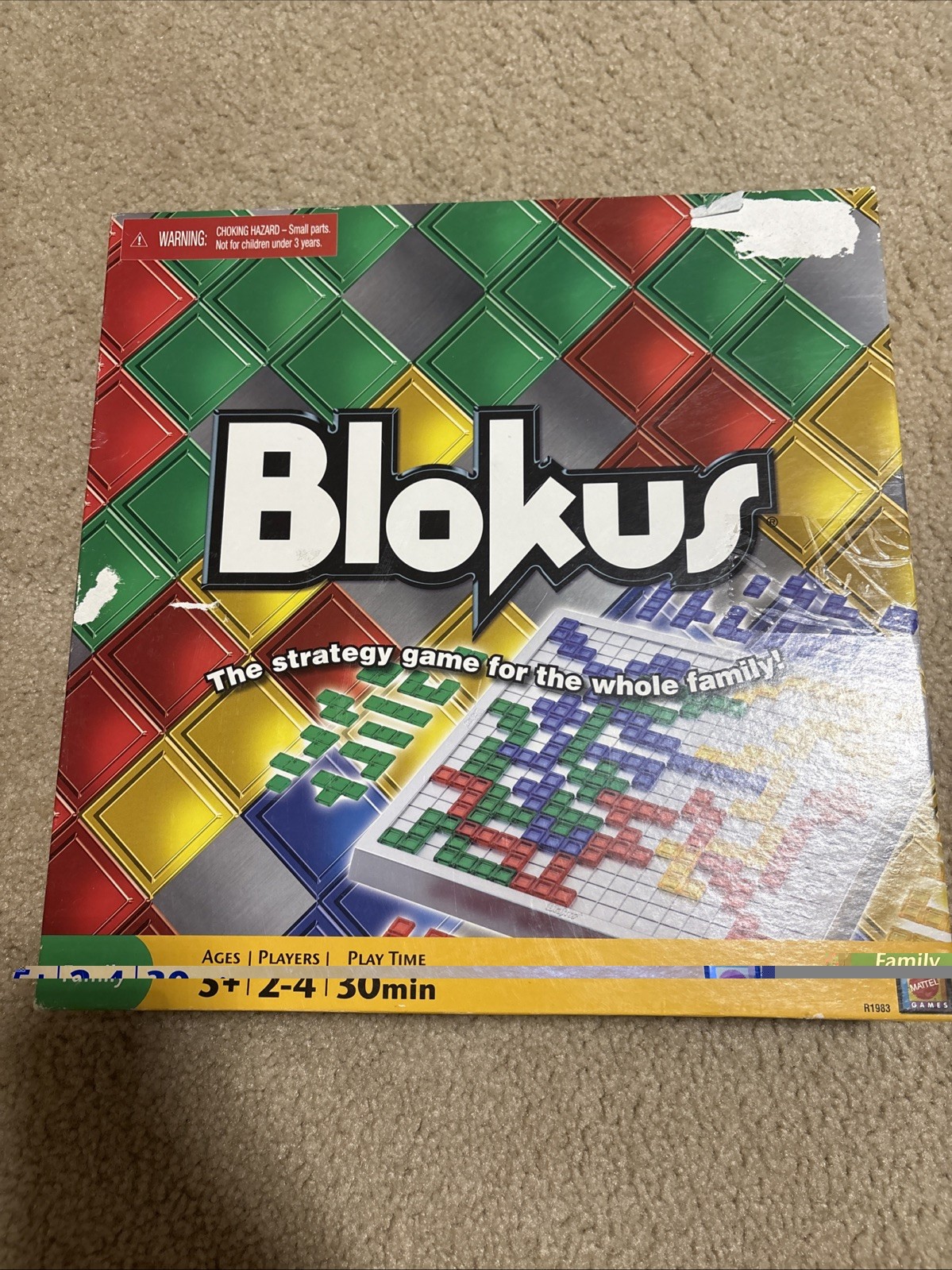 BLOKUS 2009 The Strategy Game for the Whole Family Mattel R1983 Open Box