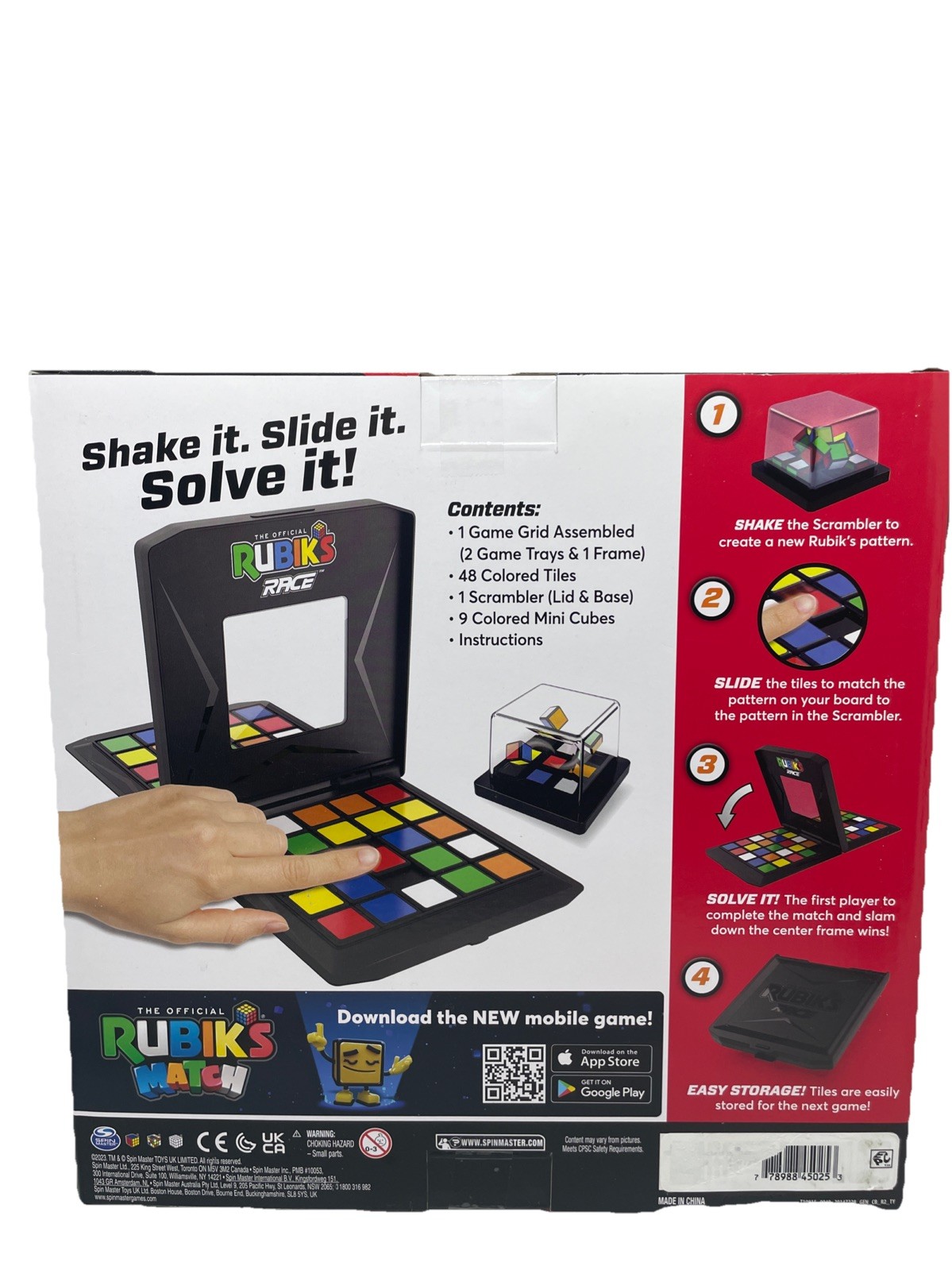 The Official Rubiks Race Game Shake It Slide It Solve It FREE SHIPPING