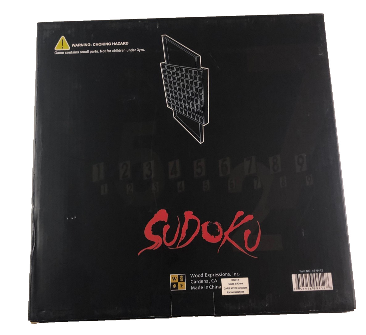 SUDOKU Wooden Game Board and Pieces – Wood Expressions, Inc. LN