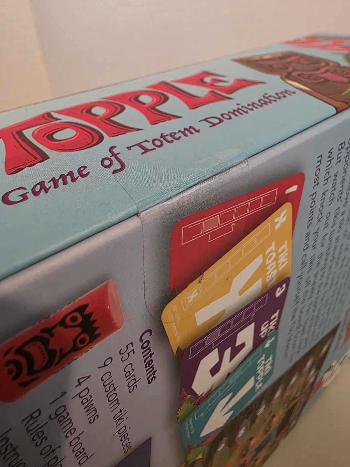 NEW Tiki Topple The Tactical Board Game Of Totem Domination by Gamewright