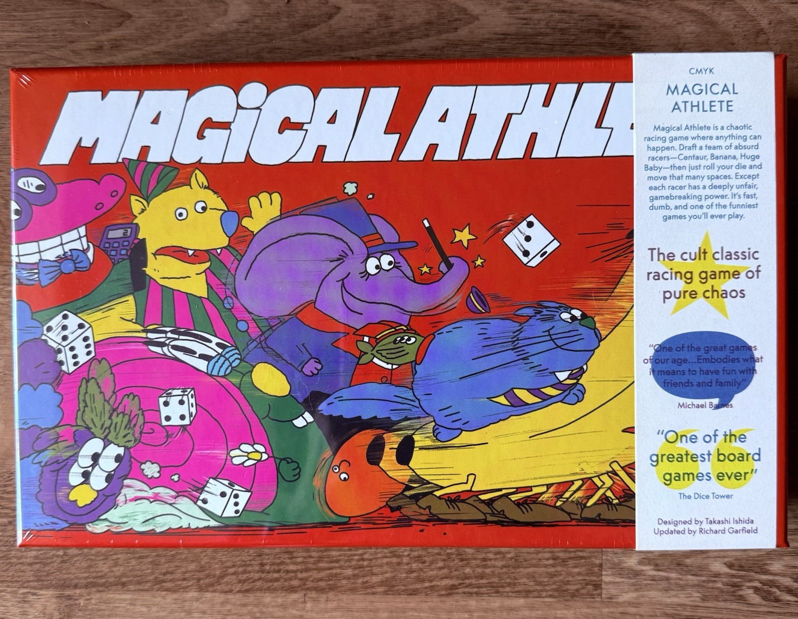 CMYK Magical Athlete Racing Board Game Dice Rolling 2-6 Players Ages 6+ 2025