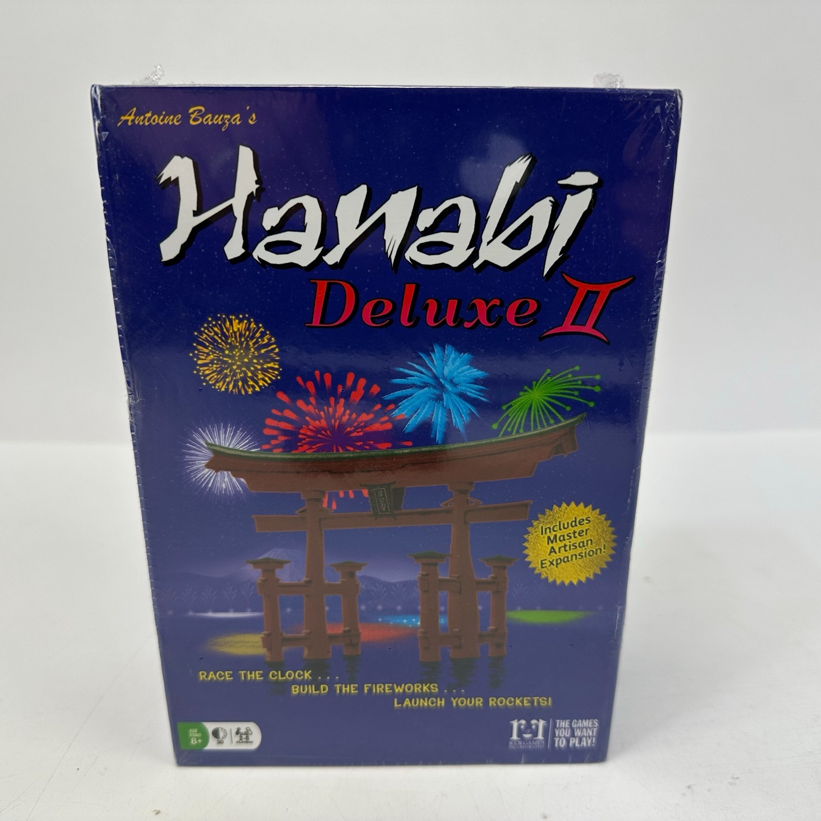 New Factory Sealed Hanabi Deluxe II Board Game Antoine Bauza RnR Games