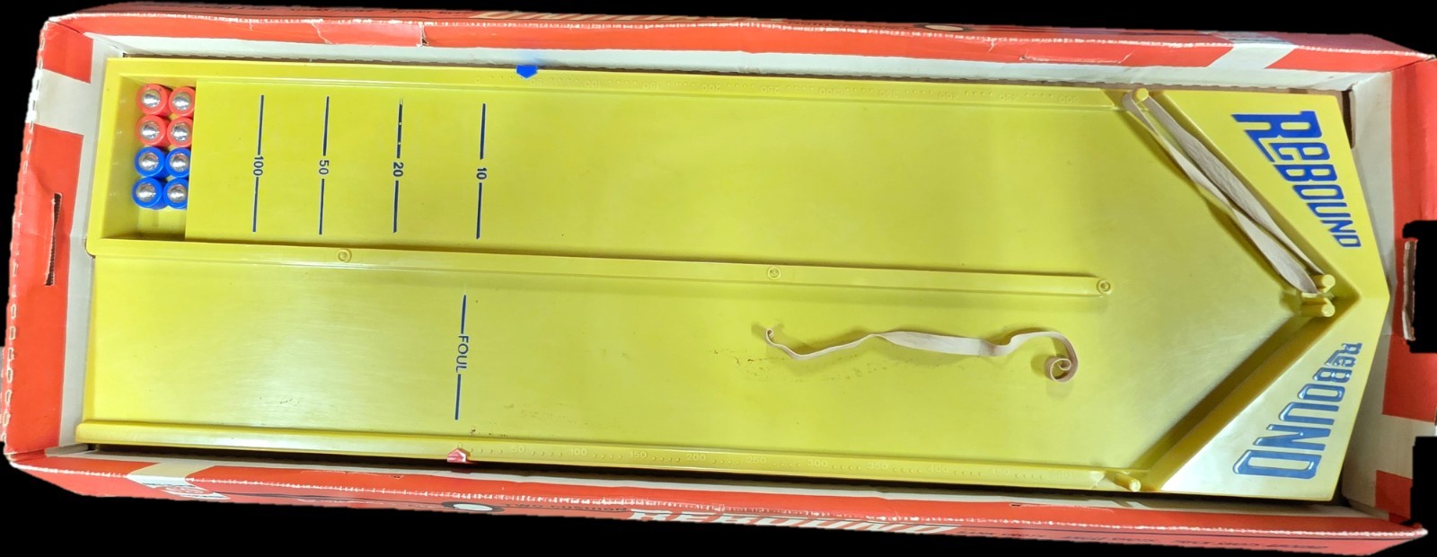 Vintage 1970 Ideal Rebound Two-Cushion Skill & Action Game No 2035-4