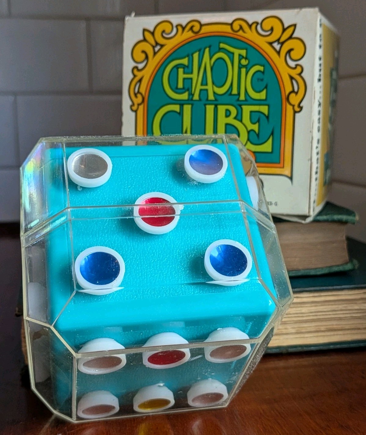 Vtg Chaotic Cube Art Game 1970 Pacific Game Company Nintendo Japan 1969 & Box