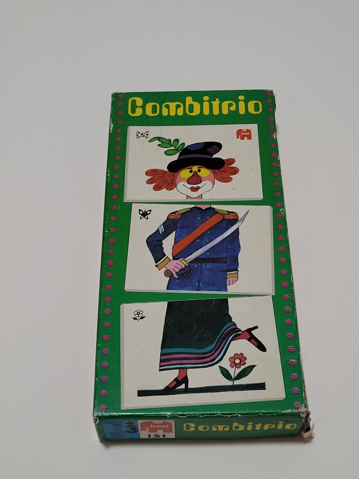Vintage 1970’s Dutch COMBITRIO Card Game Combo Matching Head Body Legs 30 Cards