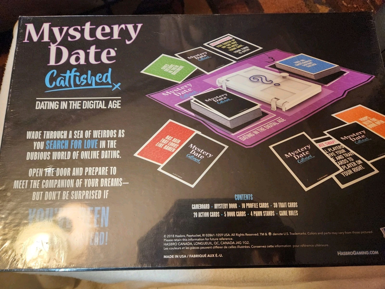 NEW Hasbro Mystery Date Catfished Adult Dating Parody Board Game