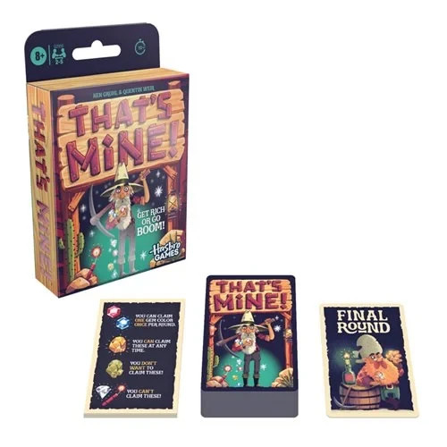 Hasbro That’s Mine! Card Game – Ages 8 and Up – 2 to 5 Players NEW SEALED