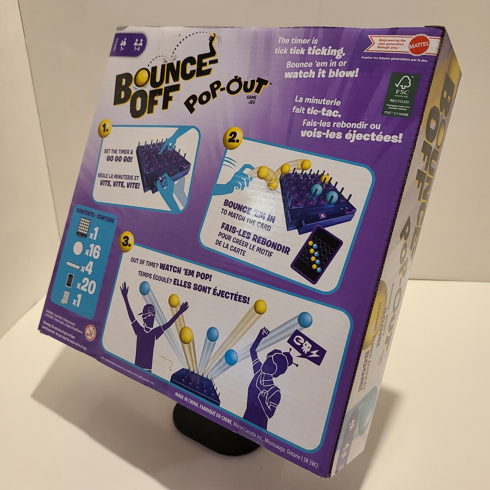 Bounce-Off Pop-Out Party Game. No Batteries Required by Mattel Games.