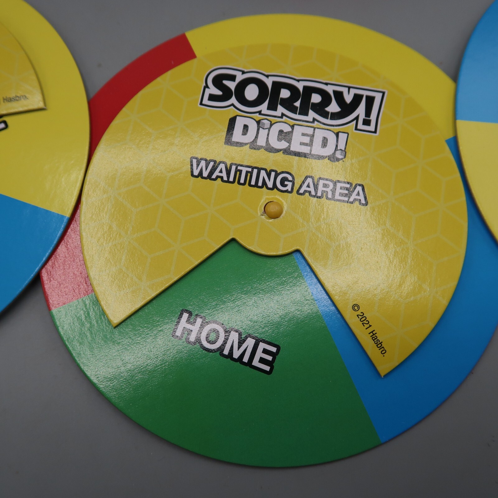 Hasbro Sorry! Diced Game Fast Portable Ready, Set, Roll 2 To 4 Players Travel