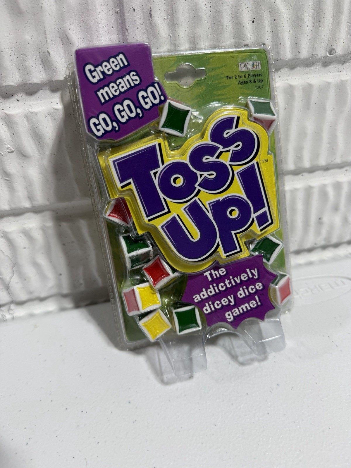 Toss Up! The Addictively Dicey Dice Game Patch Products 2004 New