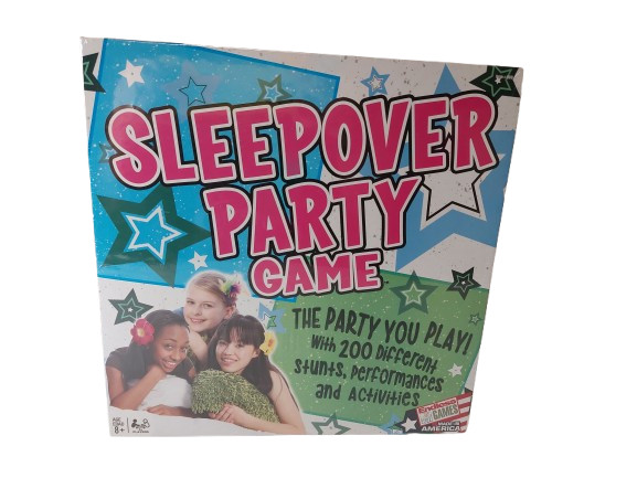 Sleepover Party Board Game Girls With 200 Different Activities 8+ New Sealed