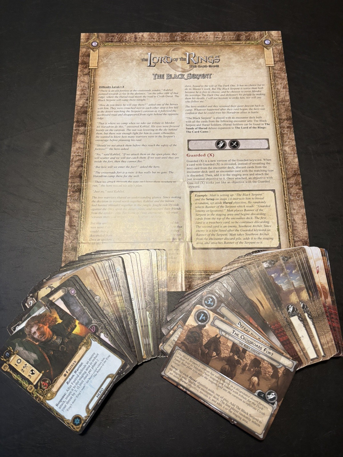 Lord of the Rings LCG – Complete Haradrim Cycle, Deluxe Expansion + 6 APs