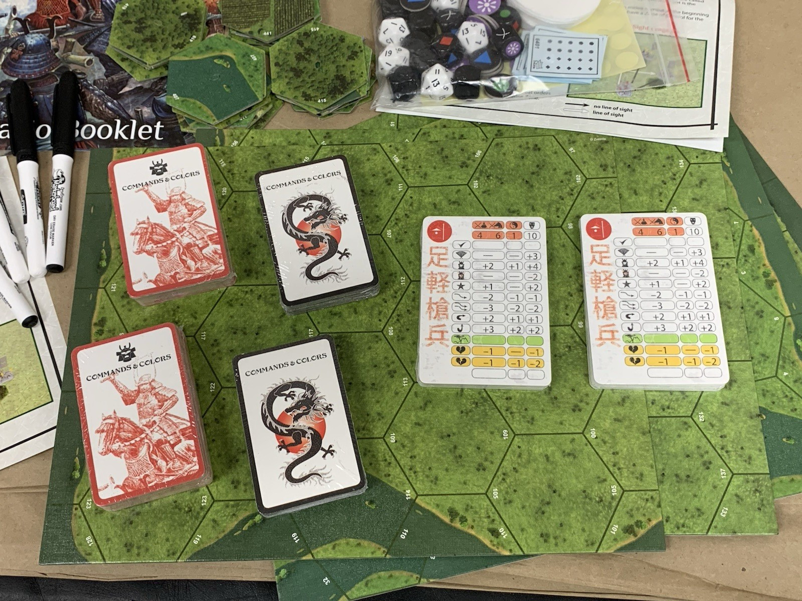 Samurai Battles Commands & Colors Art of Tactic Zvezda War Strategy Unpunched