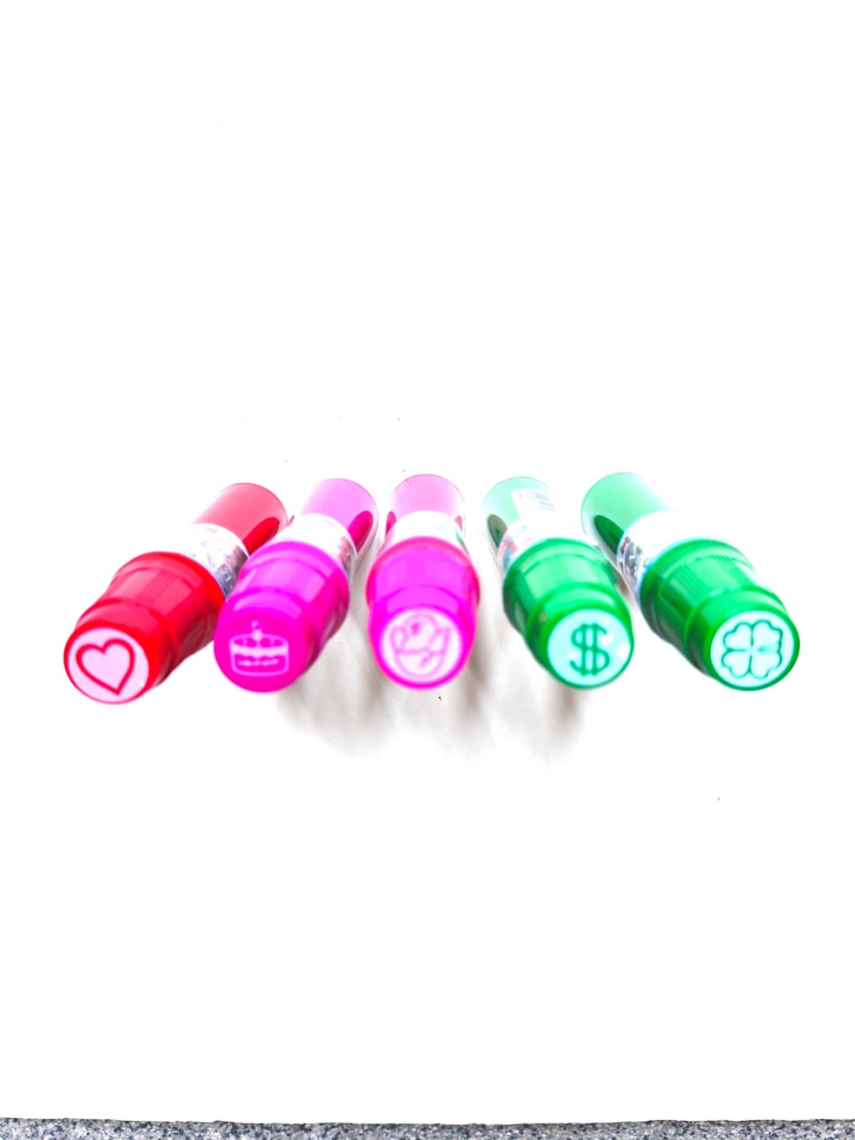 Bingo Daubers- Set of 5 -Assorted Bingo Delight Stamp 2 oz- You Get As Pictured