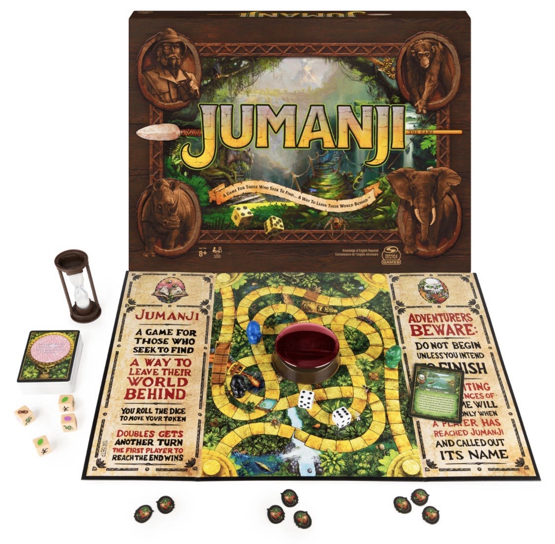 Jumanji Gameboard Spin Master Games 2-4 Players 2021