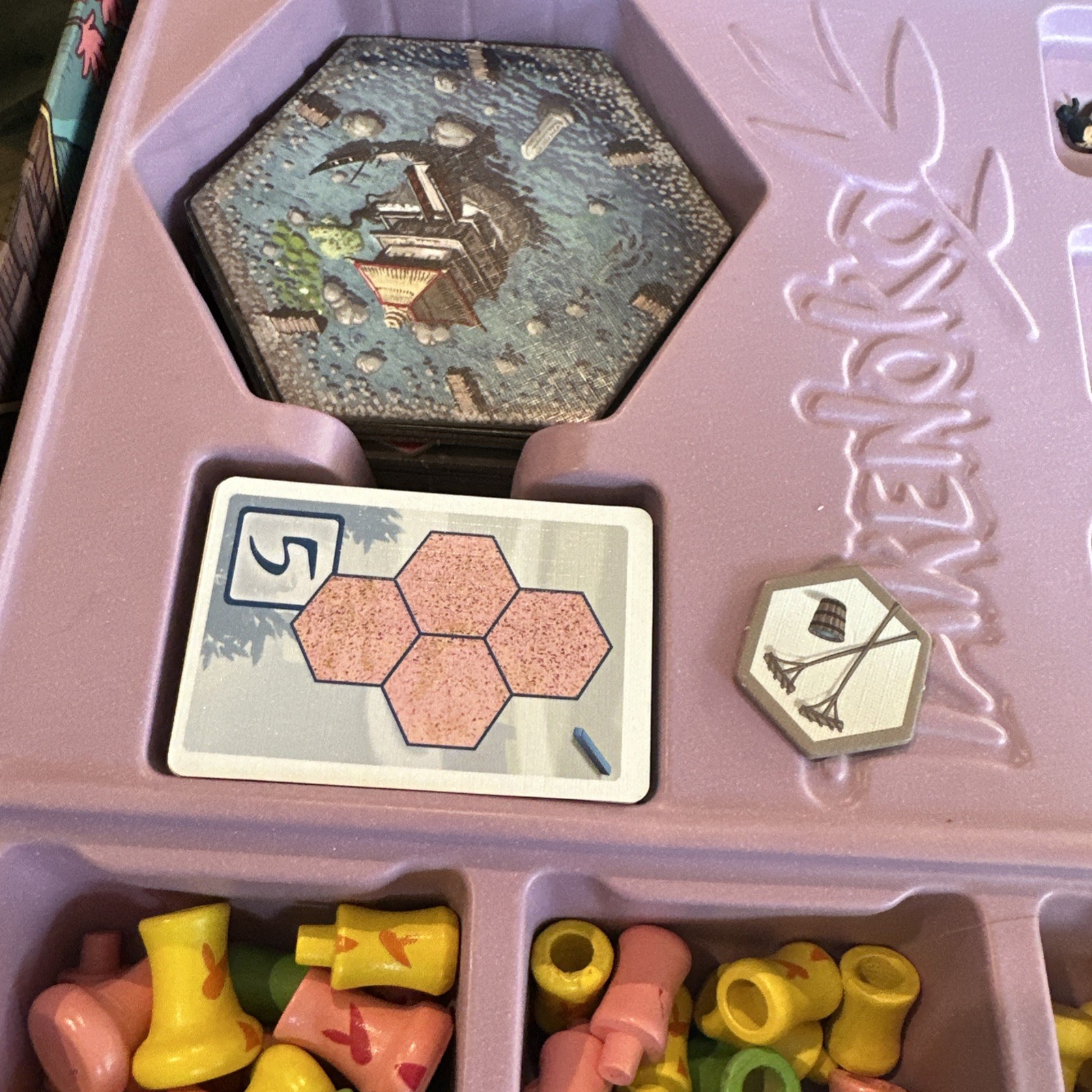 TAKENOKO Board Game Matagot Japan Panda Complete Family Game Pre-owned