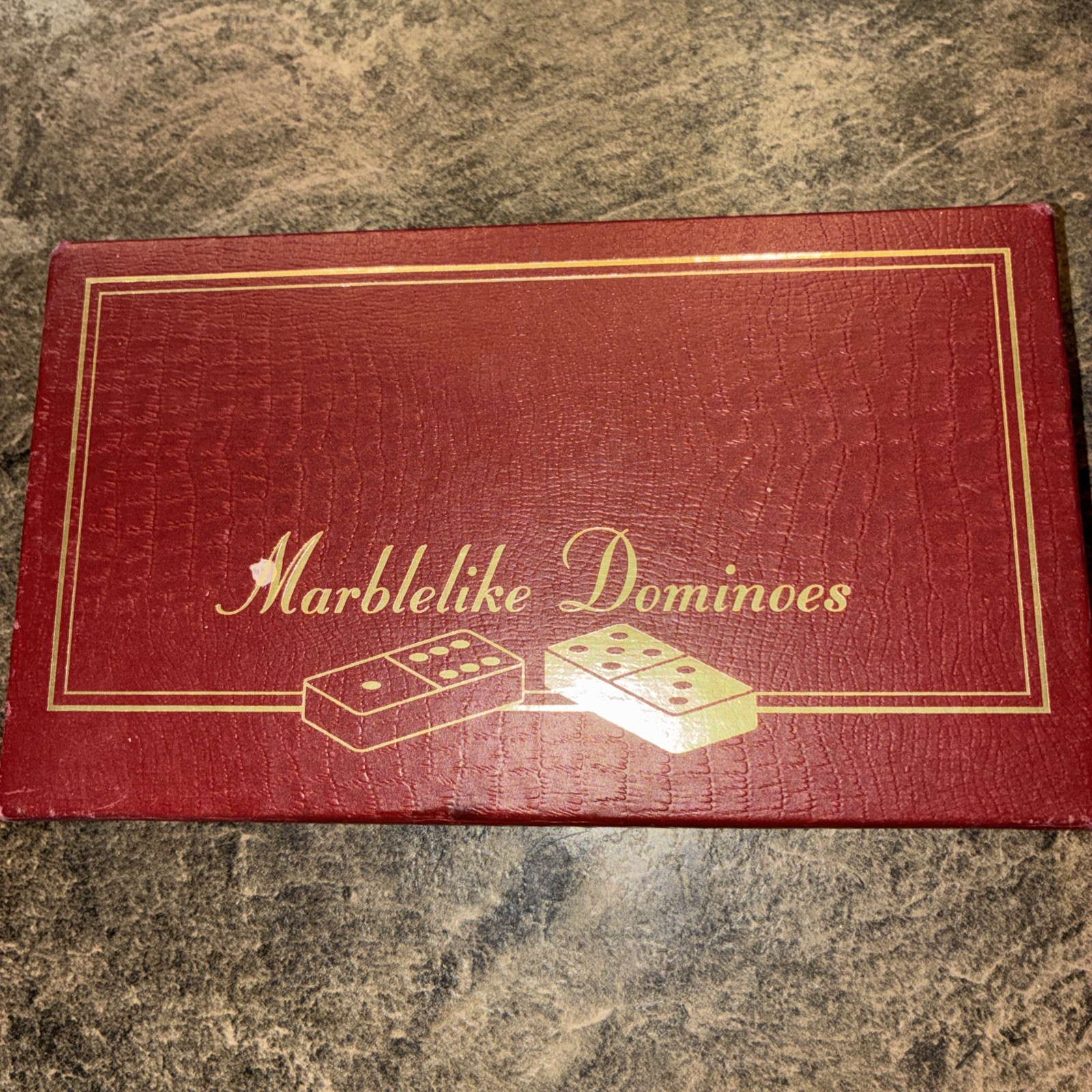 Vintage Puremco Extra Thick Dominoes Complete w/Box USA