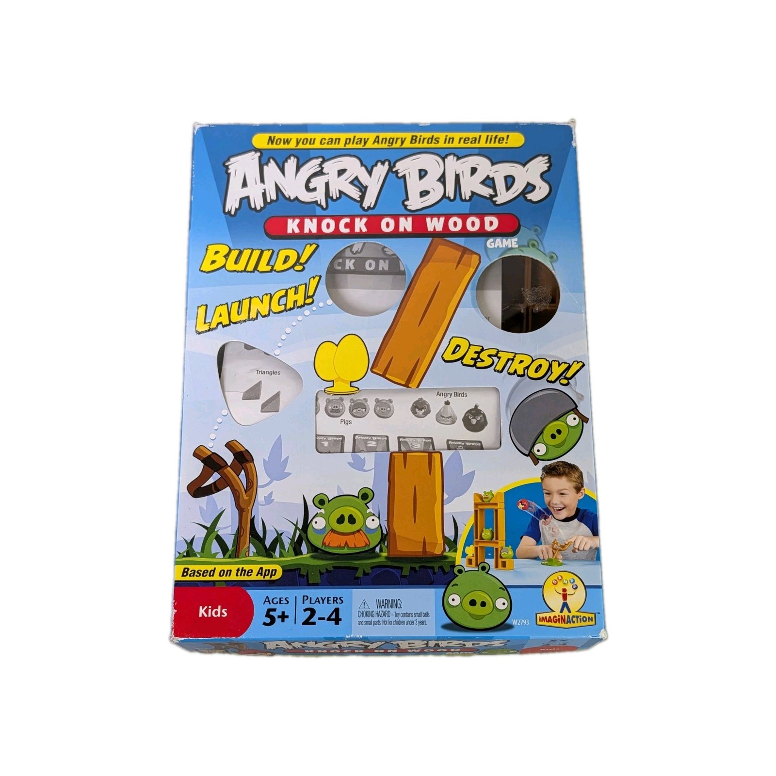 Angry Birds Knock On Wood 2010 Mattel Complete App Game
