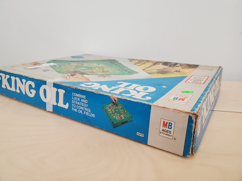 1974 King Oil Board Game by Milton Bradley Strategy Game