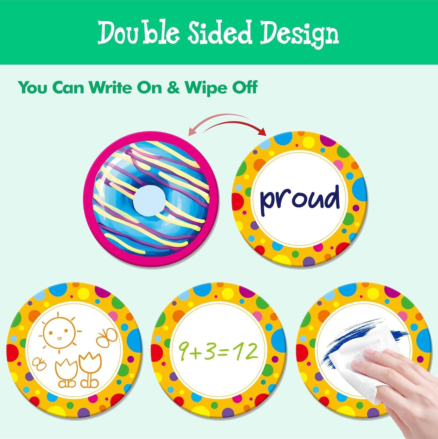 52 Durable Donut Memory Tiles – Engaging Educational Game for Preschool Ages 3-6