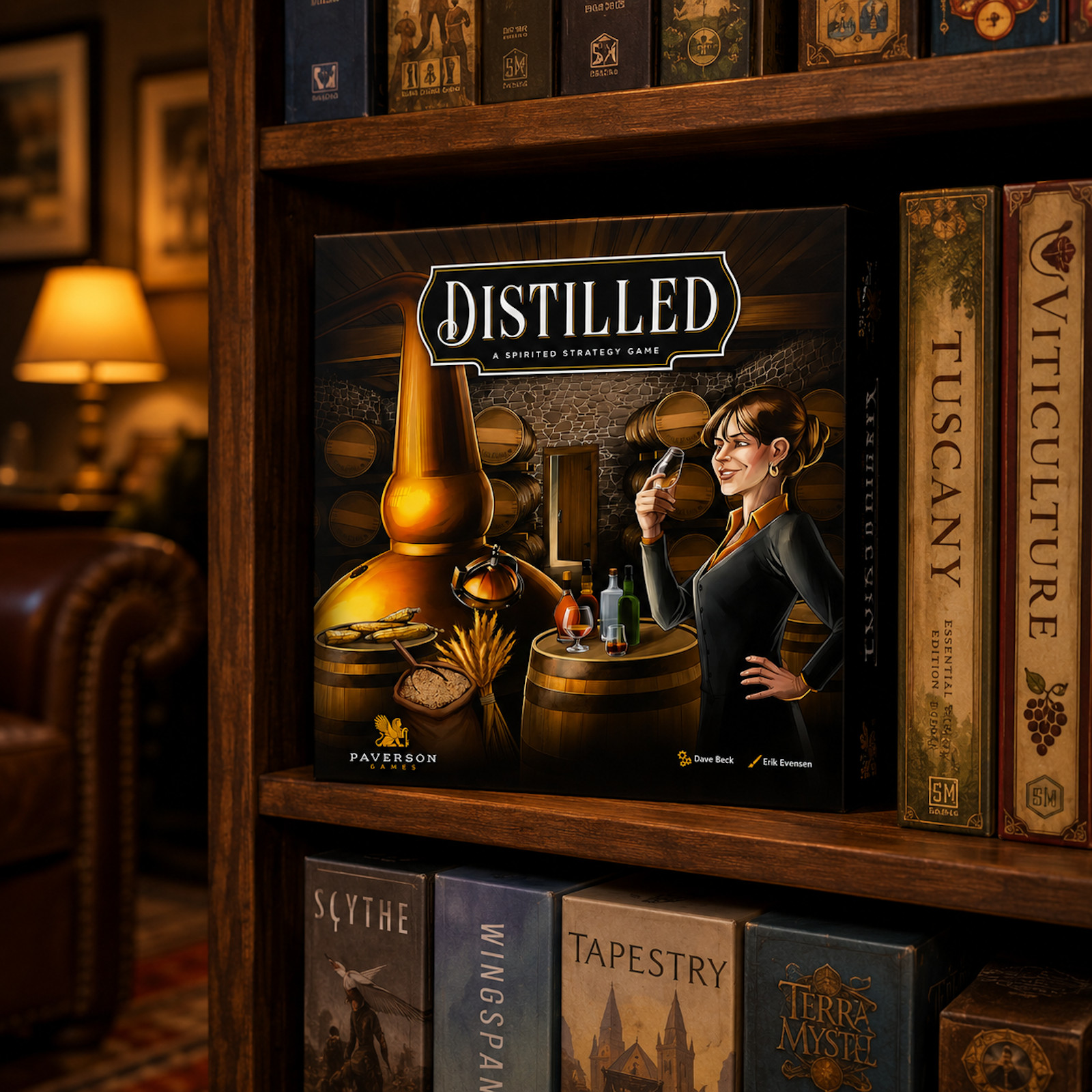 Distilled: A Spirited Strategy Game, Strive for The Title of Master Distiller