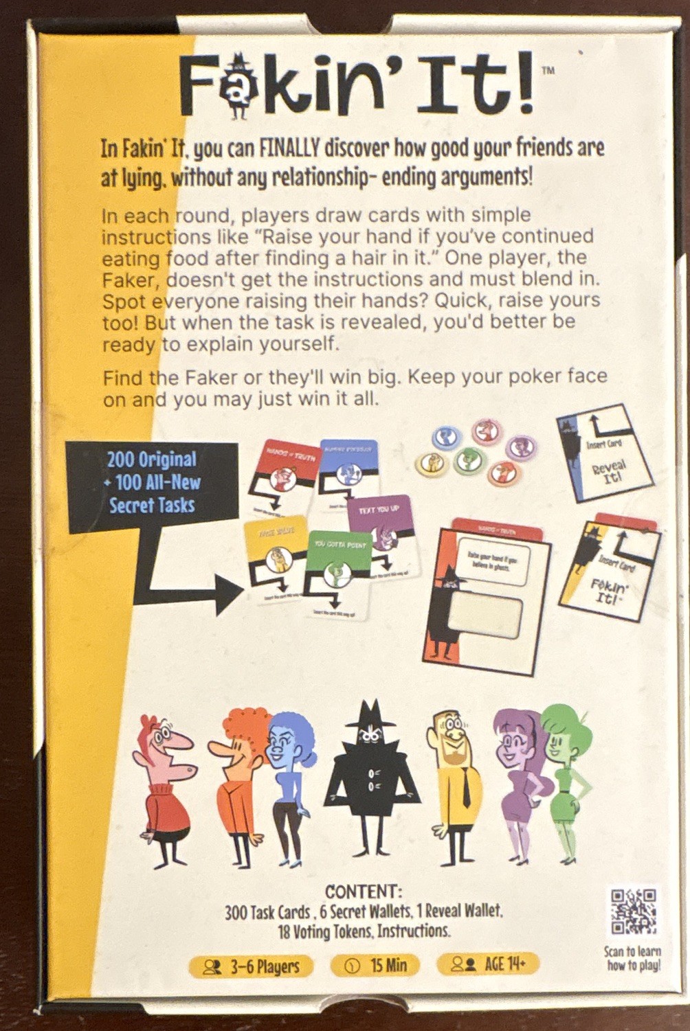Fakin’ It! Jackbox Games Fakin’ It! Humor Party Card Game 3-6 Players Ages 14+