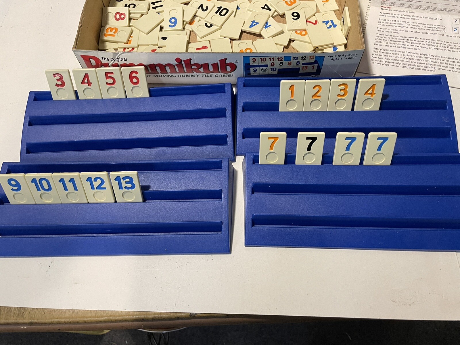 THE ORIGINAL RUMMIKUB Vintage 1997 Pressman Family Game Complete
