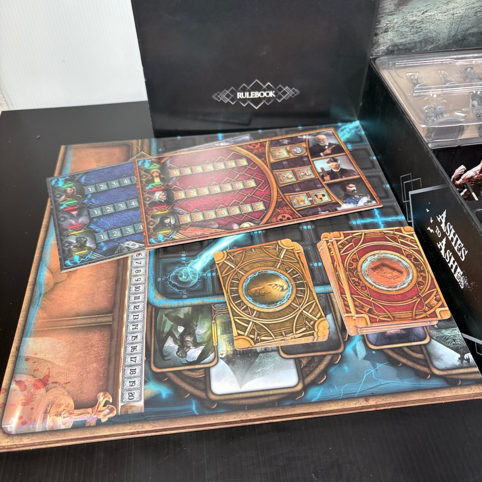 Ashes to Ashes Kickstarter Exclusive Board Game 1-5 Players Ages 14+ Complete