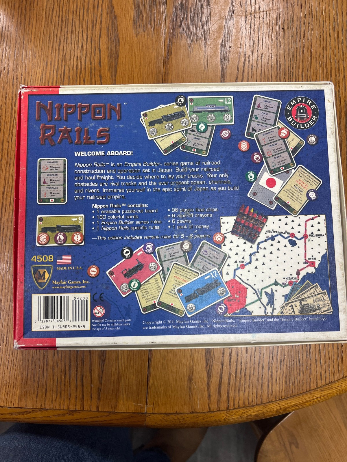 Nippon Rails board game -epic railroading in Japan
