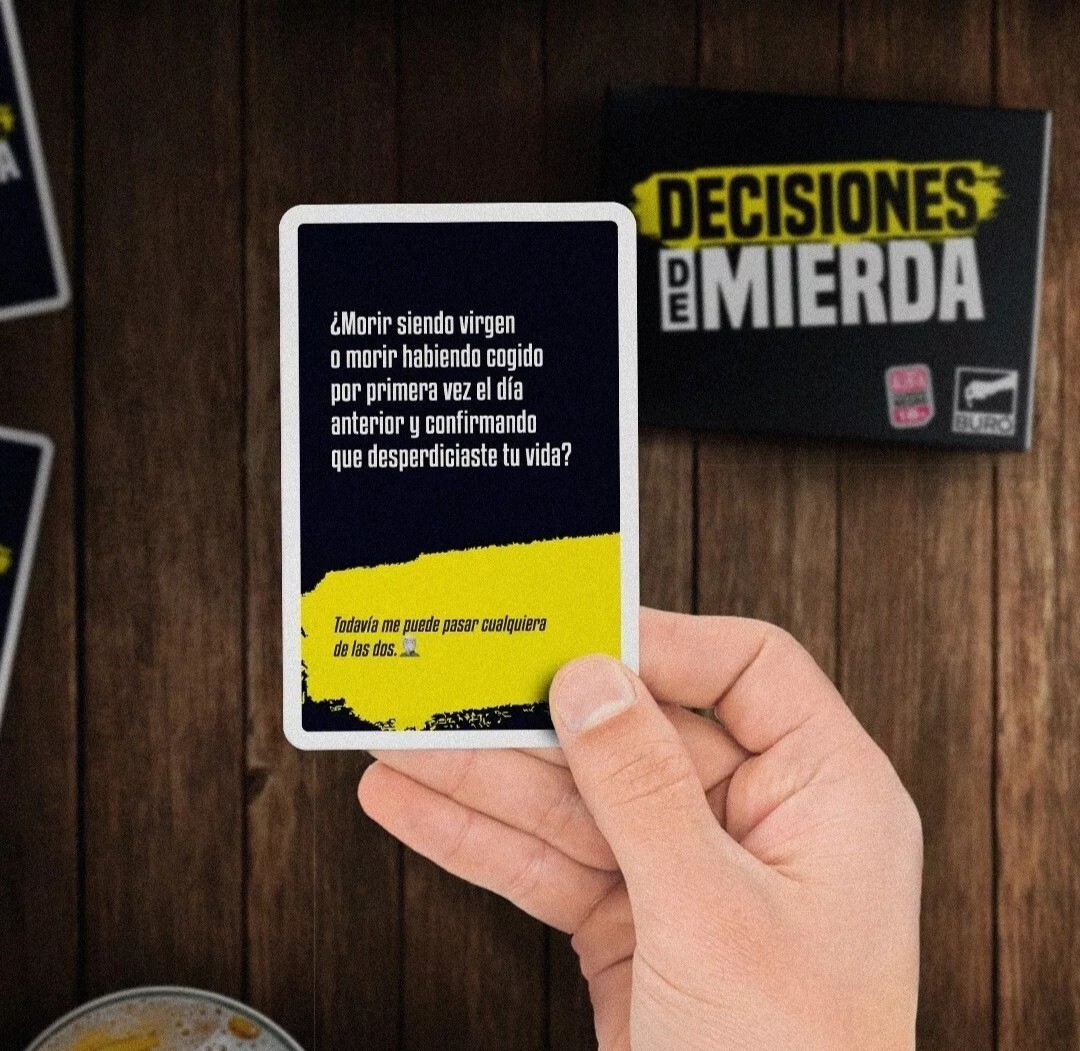 JUEGO AMIGOS “DECISIONES DE MIERD@” PARTY PREVIAS ARGENTINA + 18 Años