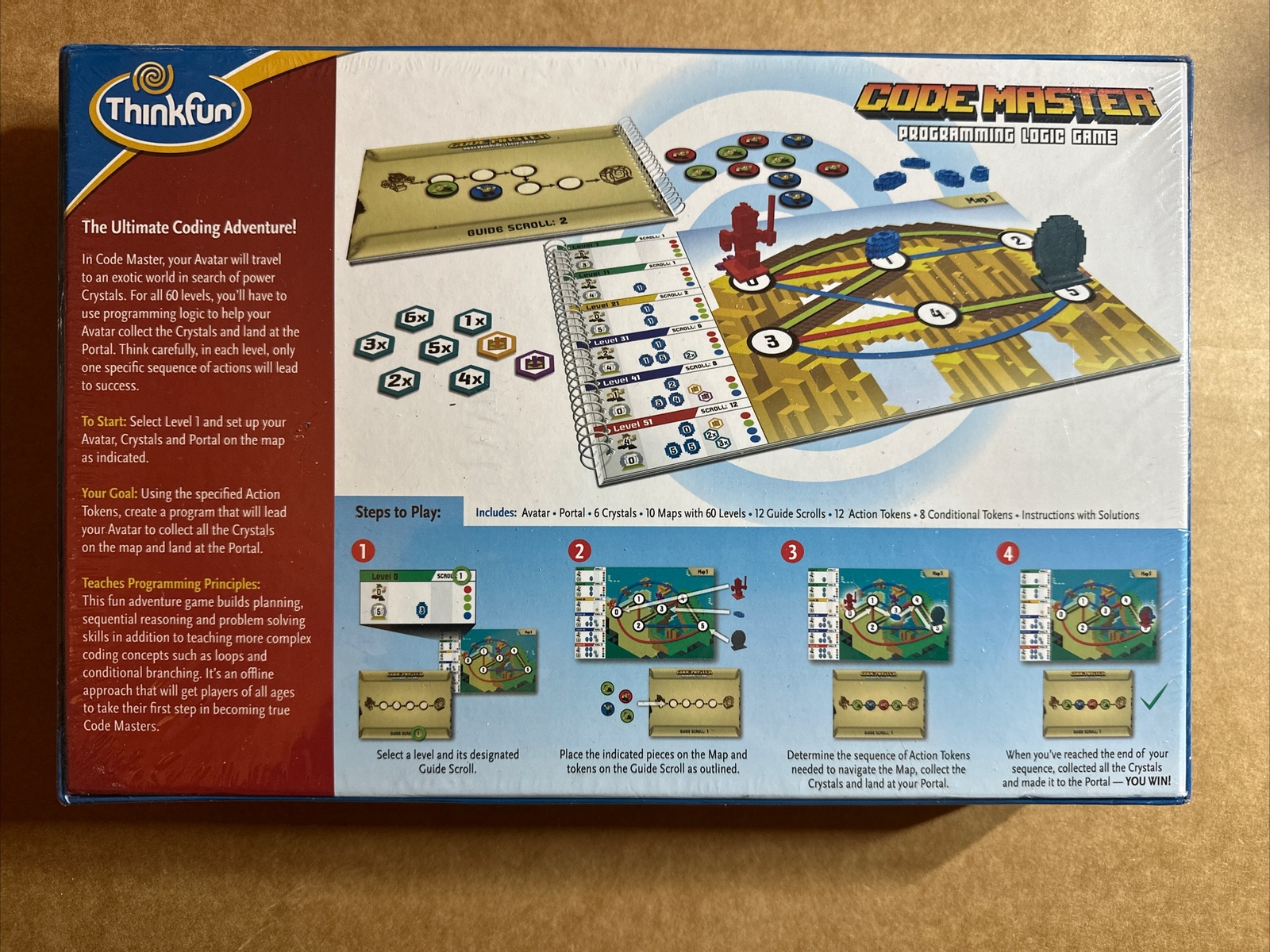 ThinkFun Code Master Programming Logic Game – Ignite Your Mind – Ages 8+ NEW