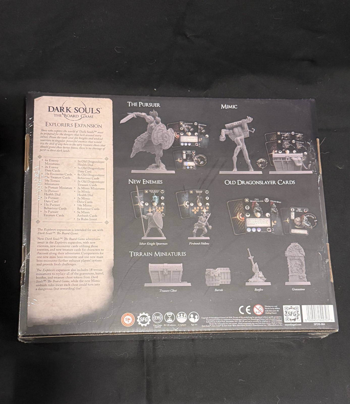 Dark Souls Board Game Expansion Lot Iron Keep Phantoms Explorers Chars Tiles
