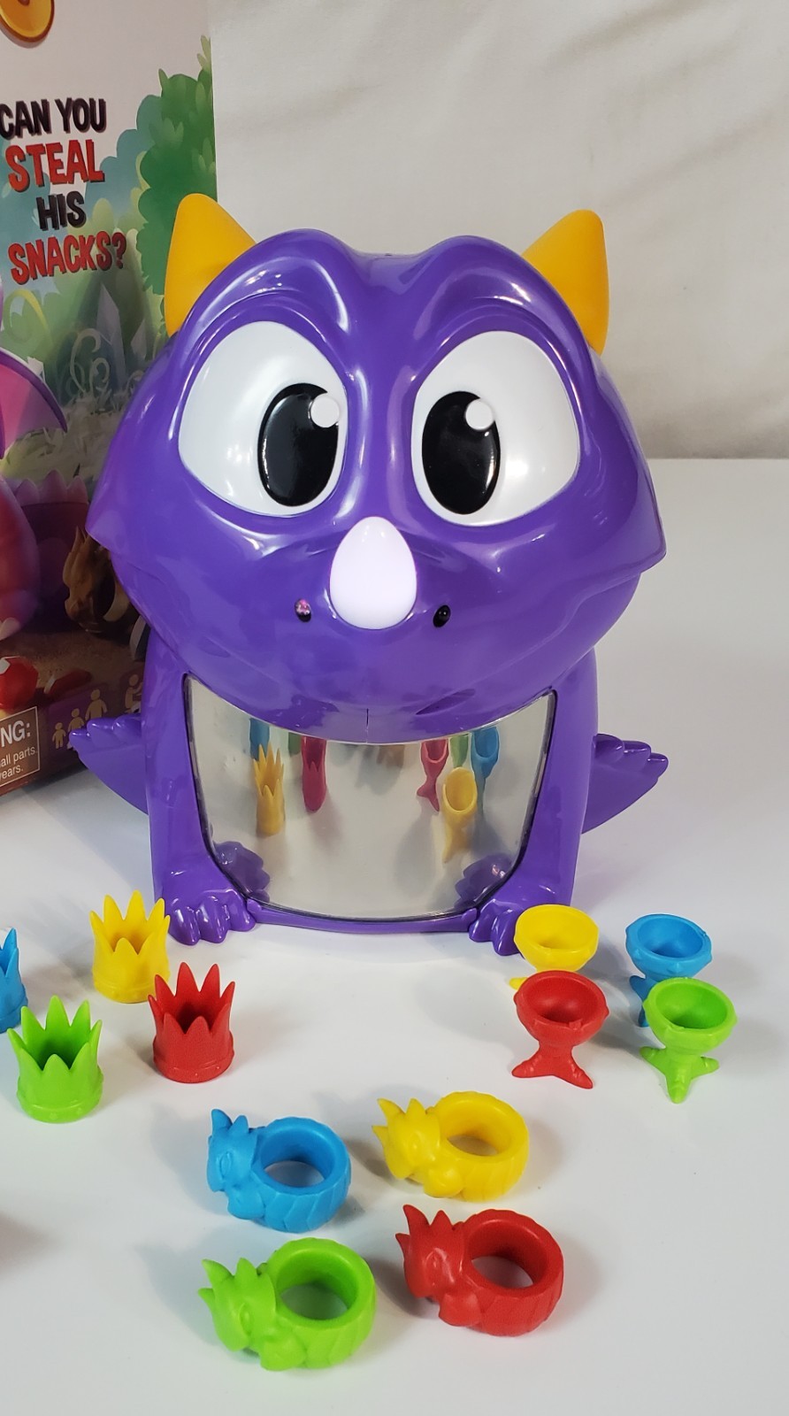 Goliath DRAGON SNACKS Find the Treasure Memory Game COMPLETE in BOX Works RARE