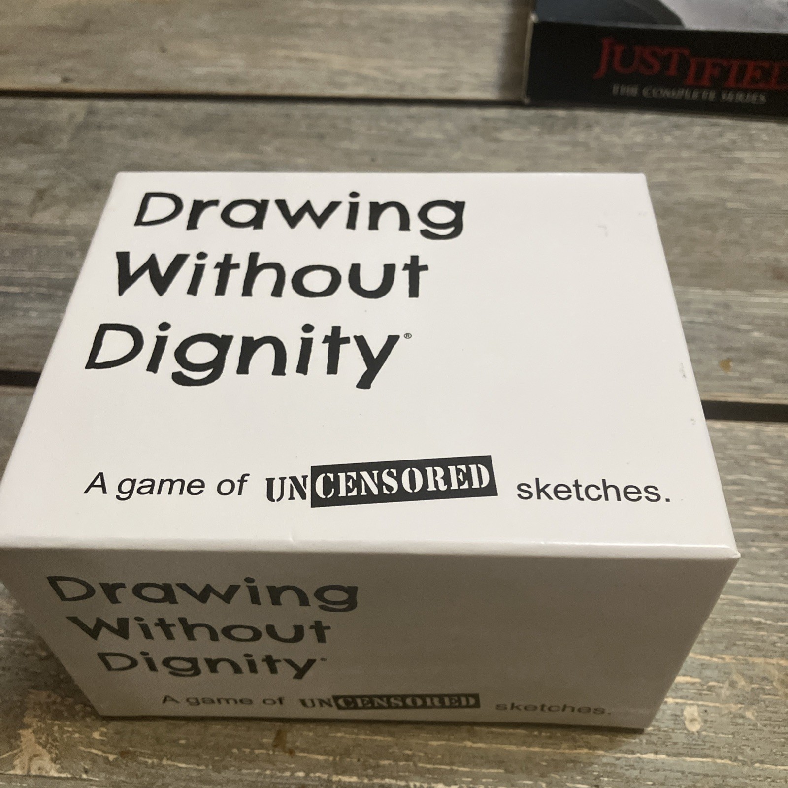 Drawing Without Dignity Uncensored Party Game Art Theme for Ages 17+ Complete