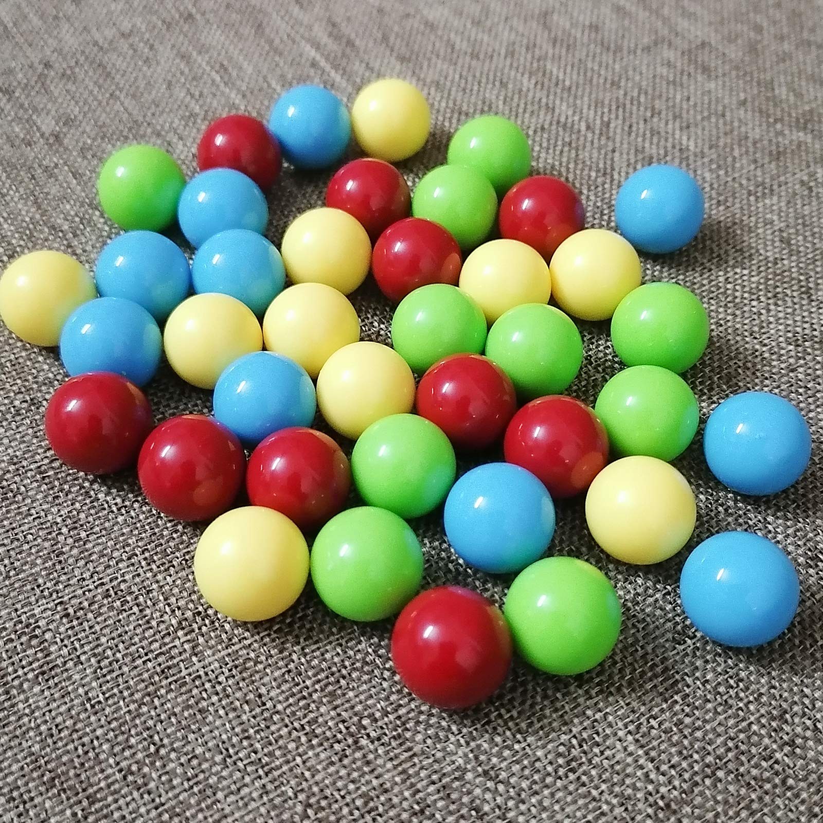 Hotusi 48Pcs Game Replacement Marbles Balls Compatible 13.5mm, Blue,green,red