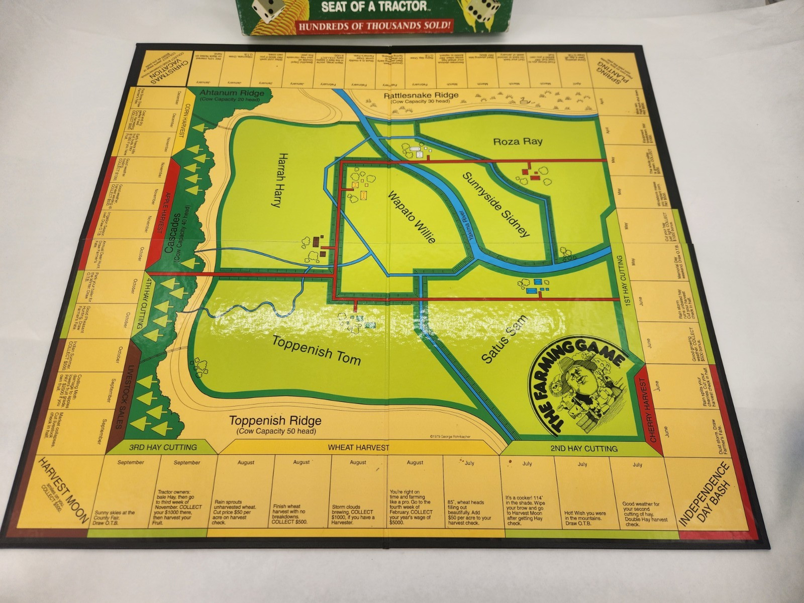 The Farming Game – Harvest the Fun! 1996 Board Game – Complete
