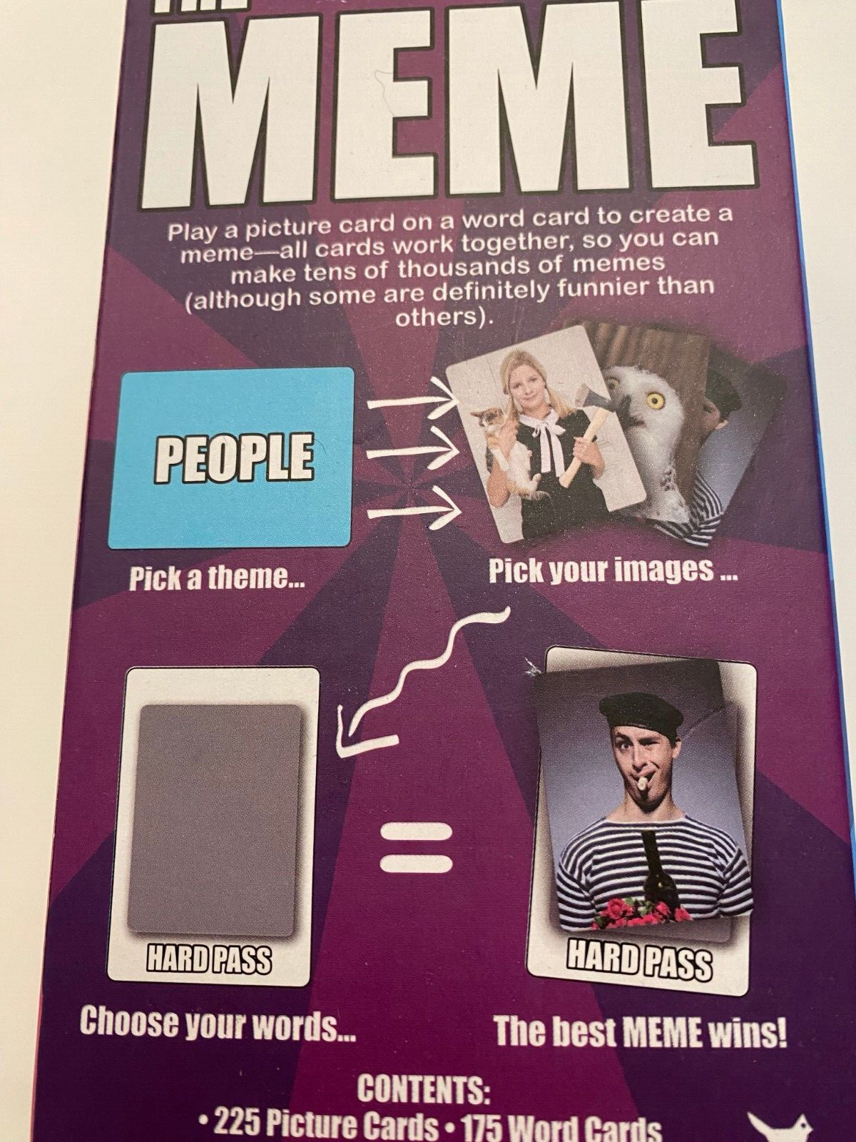 The Awesome Game of Meme Cards Game Ages 14+ 3-6 Players
